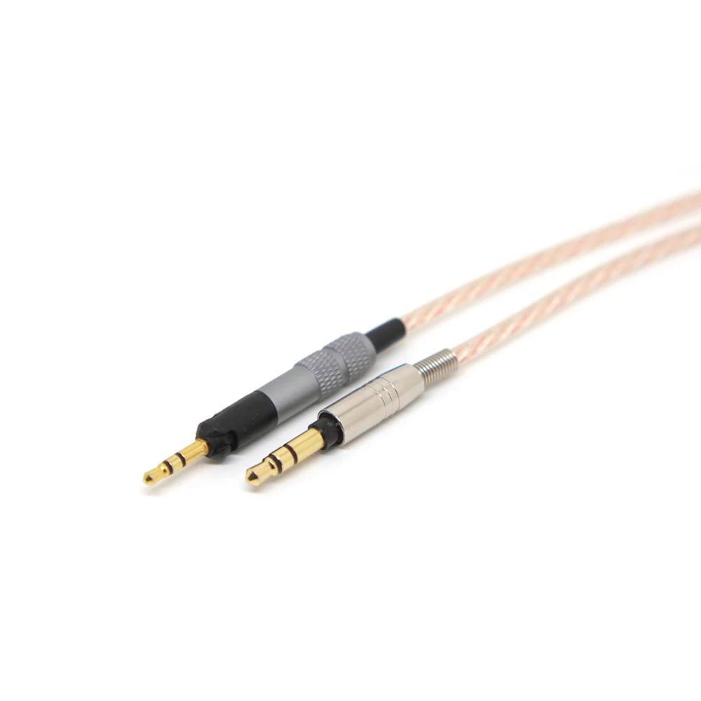 Newst гарнитура Сменный кабель для Sennheiser HD598 HD558 HD518 HD 598 наушники 3 5 мм до 2 стерео Бас