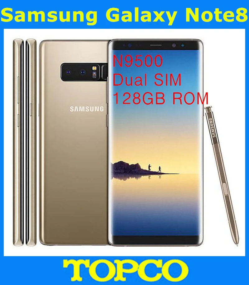 Samsung Galaxy Note8 Note 8 N9500 разблокированный 4G LTE Android телефон Восьмиядерный 6 3 &quotдве