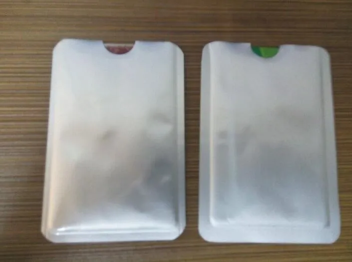 RFID блокировка алюминиевые рукава сумка для хранения защитная карта