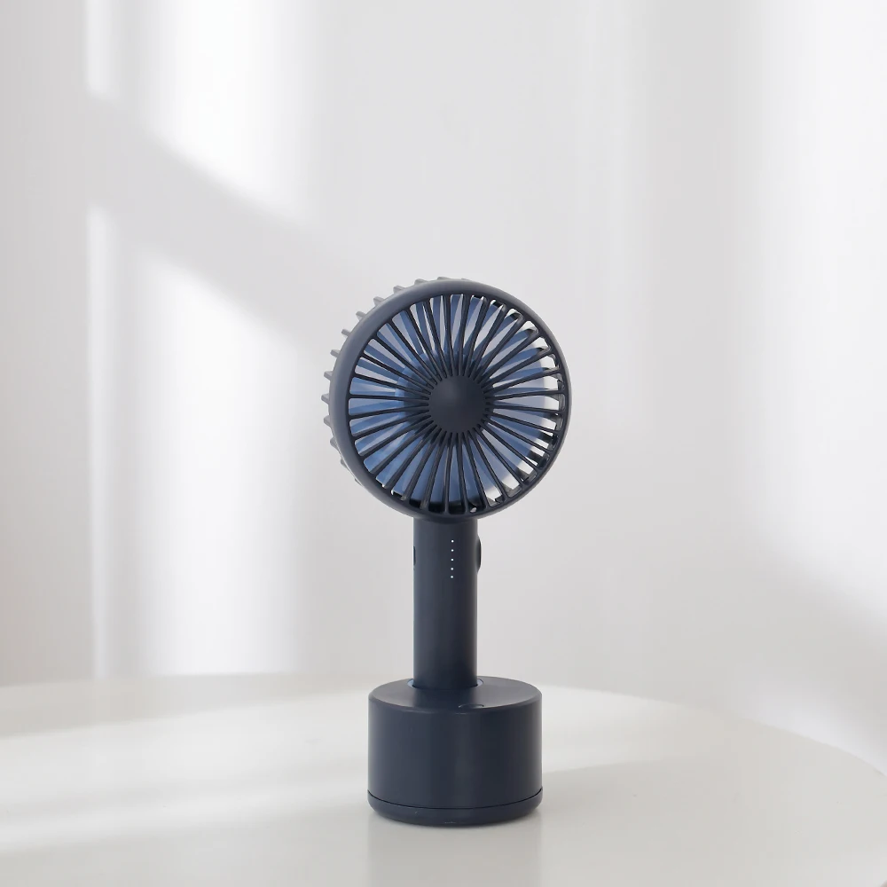 Портативный мини-вентилятор с вращением на 120 градусов 2000 мАч встроенный