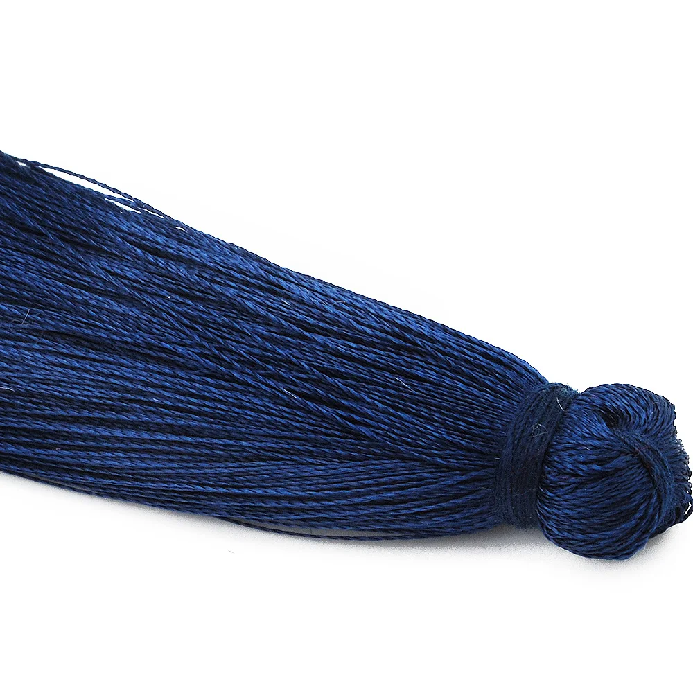 

20pcs 8cm Korean Ranyon Silk Tassles Navy Blue Artificial Silk Thread Tassels Accessories Jewelry Decoration, 20pcs-10055662