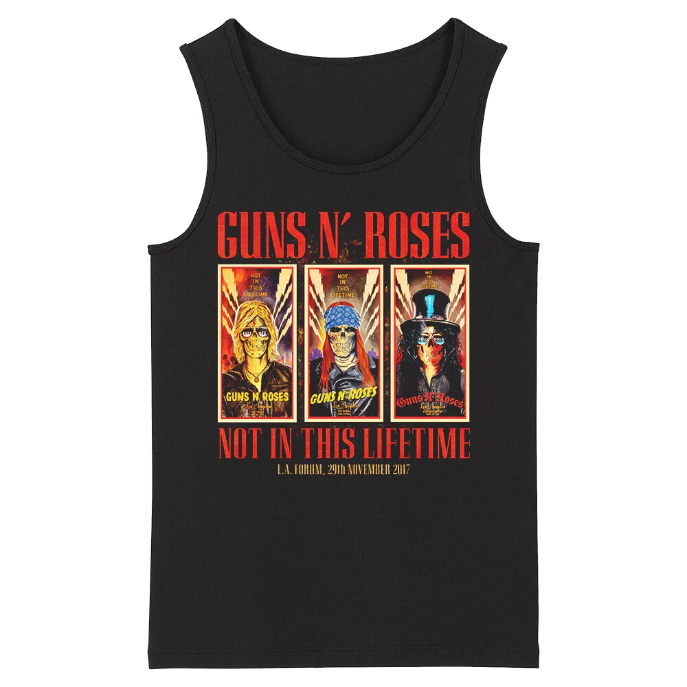 Мужская майка из тяжелого металла с принтом Guns N' Roses GNR G R Punk Rock Pop|Майки| |
