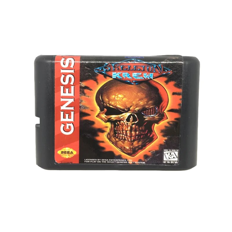 Картридж для 16 битной игры Skeleton Krew картридж Sega Mega Drive|Картриджи| |