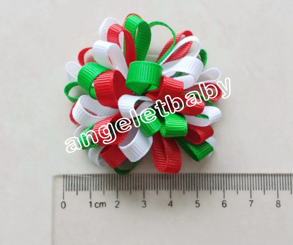 Цветочные шарики лента с бантом аксессуары для волос банты девочек детей