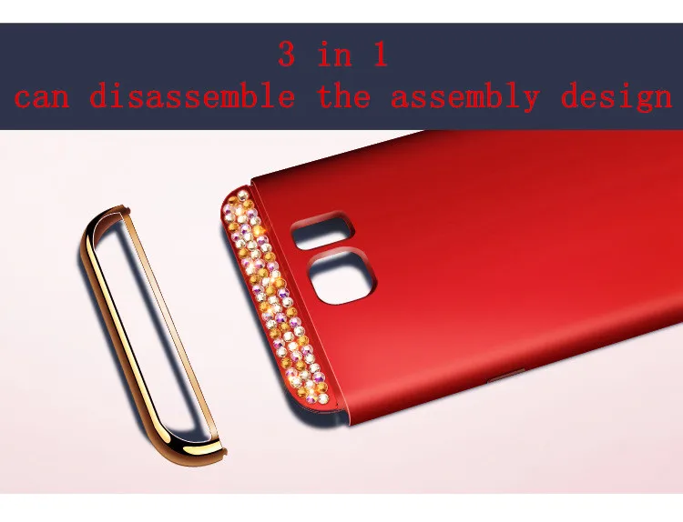 Гибридный чехол с кристаллами для Samsung Galaxy S6 S7 Edge S8 S9 A6 A7 2018 A50 A10 note 9 J5 J7 J2 Prime 2016 A5 2017