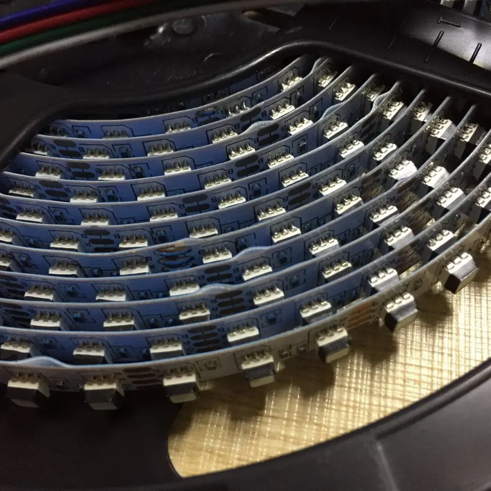 5 метров супер яркий 480 Led / M 2400 2835 теплый белый/холодный белый 12 V двухрядная гибкая