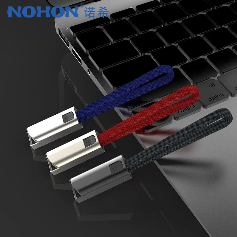 NOHON портативный короткий USB кабель для быстрой зарядки iPhone X XS MAX XR 8 7 6 6S 5S Plus с