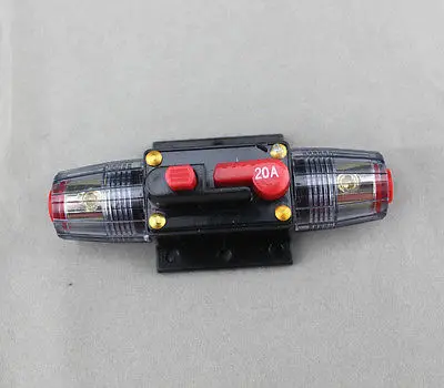 20A 30A 40A 50A 60A 80A 100A 150A автомобильный аудио встроенный выключатель предохранитель