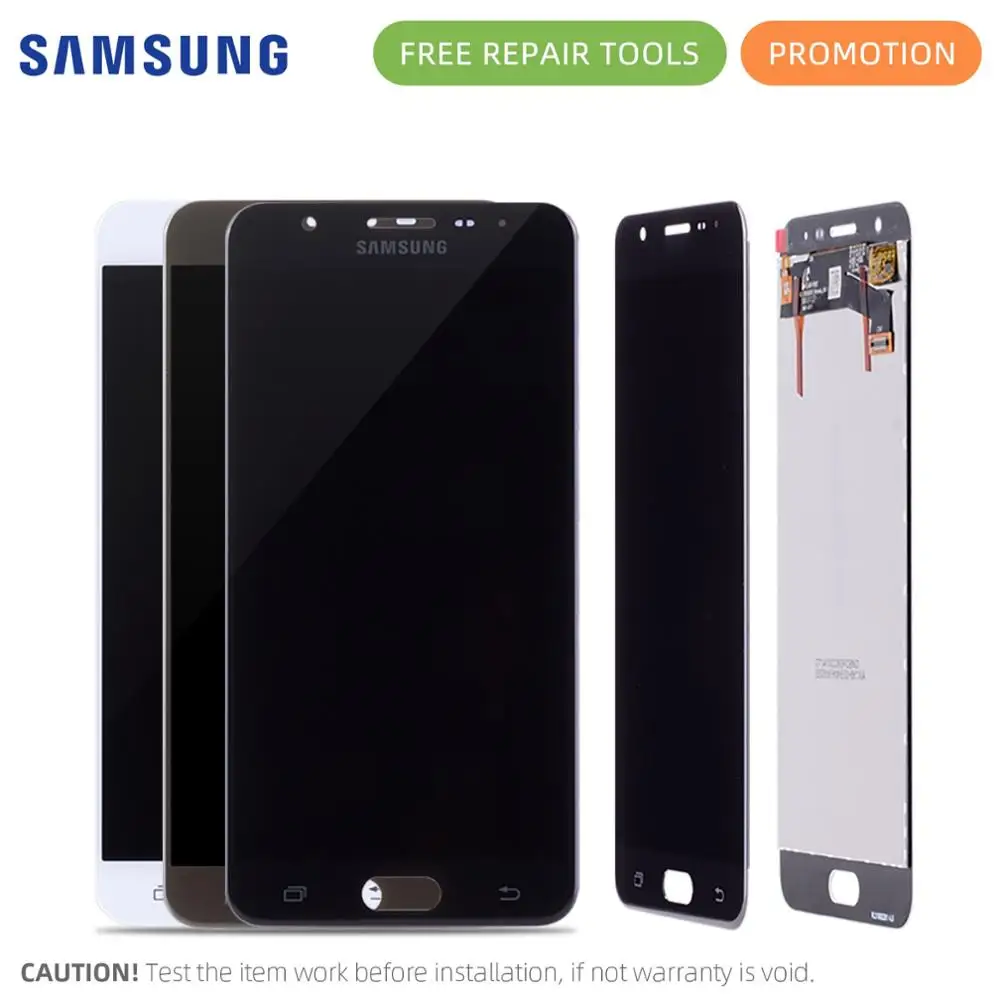 Дисплей для SAMSUNG Galaxy J7 Prime 2018 G611 LCD в сборе с тачскрином Оригинал 5.5&quot черный белый