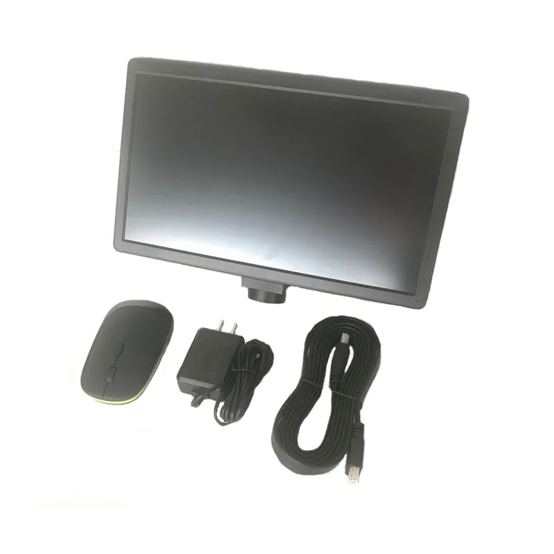3 5x-90X Тринокулярный Стерео микроскоп 11 6 &quotHDMI планшетный ПК Промышленный