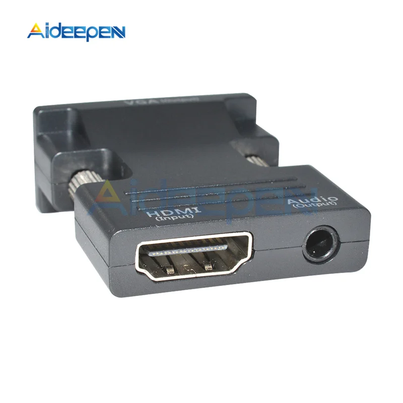 Кабель преобразователь hdmi vga 1080P с переходником Мама папа|Соединители| |