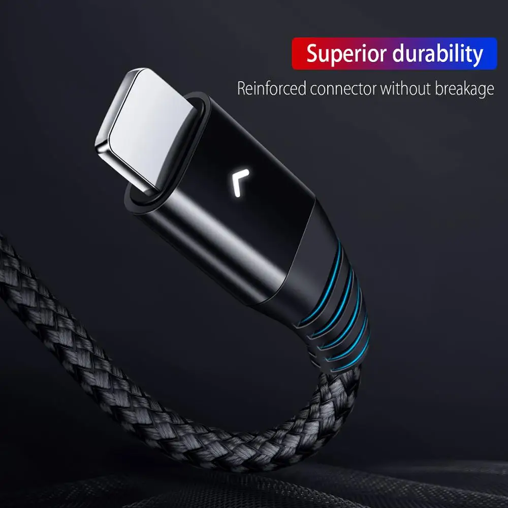 Зарядный кабель 3 в 1 со светодиодной подсветкой Micro Usb Type C зарядный шнур для Xiaomi K20
