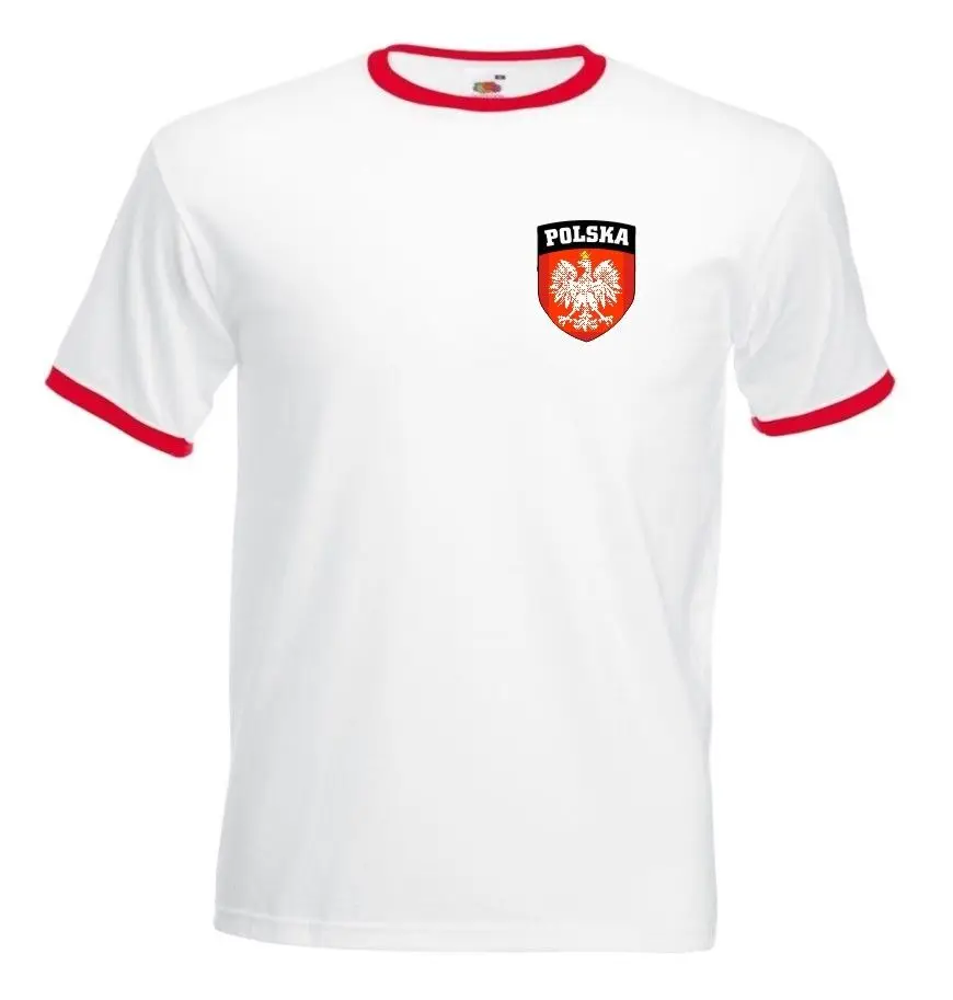 

Poland Polska Polish Men'S Footballer Legend Soccers Team Summer Fashion Teen Male Pattern O-Neck Hipster T Shirt Custom