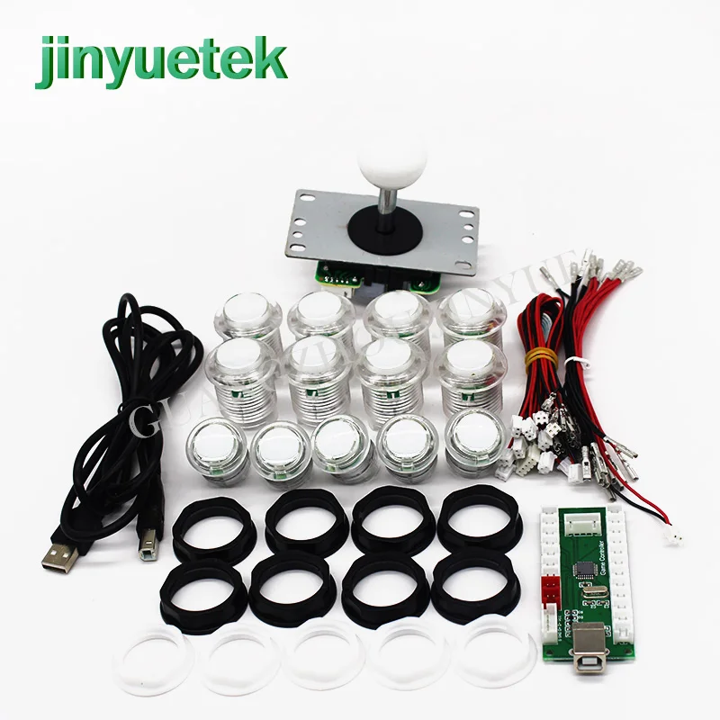 Быстрая botones diy аркадный комплект led 1 плеер аркадный набор fliperama maquina джойстик Sanwa для аркадных игр jugadores Нулевая задержка