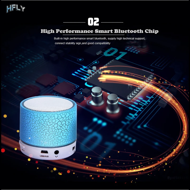 HFLY FV A03 беспроводной bluetooth динамик сильный стерео Поддержка SD/TF Usb/FM ручной звонок
