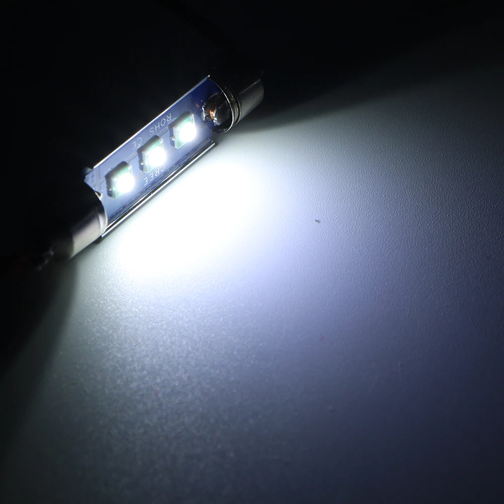 Суперъяркая лампа YSY 100x 31/36/39/41 мм C5W C10W с чипом фонасветильник 2 3 SMD Canbus без ошибок