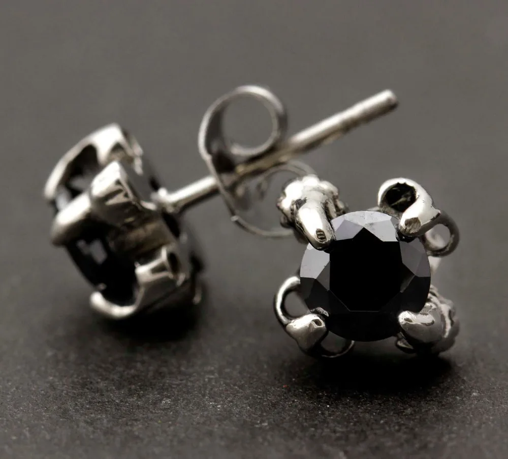 Серьги-гвоздики из нержавеющей стали с кристаллами L45 для мужчин и женщин 1 пара |