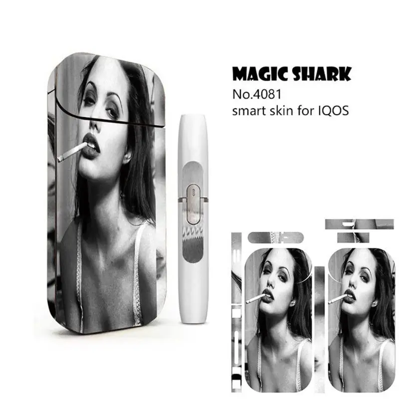 Модный защитный чехол с наклейкой Magic Shark Bumpy рисунком для IQOS Box|Аксессуары| |
