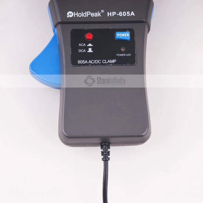 Хольдпик HP-605A Зажим адаптер 600A AC/DC Ток Мощность СВЕТОДИОДНЫЙ 45 мм челюсти Калибр Holdpeak цифровой зажим мультиметр для HP-890N
