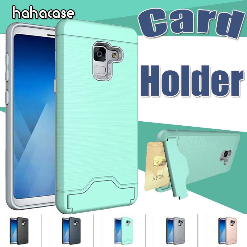 100 шт. Роскошный Матовый Гибридный ПК + ТПУ ударопрочный чехол для Samsung A8 Plus J3 J5 J7 A3