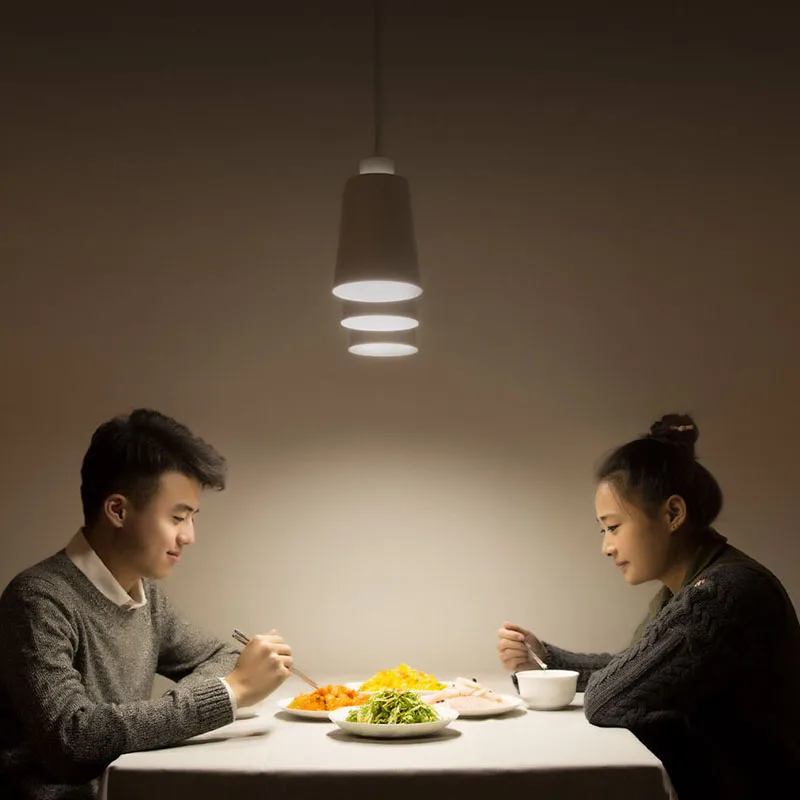 Оригинальный Xiaomi Yeelight светодиодные лампы 7 W 6500 K холодный белый E27 220 V Lightfor