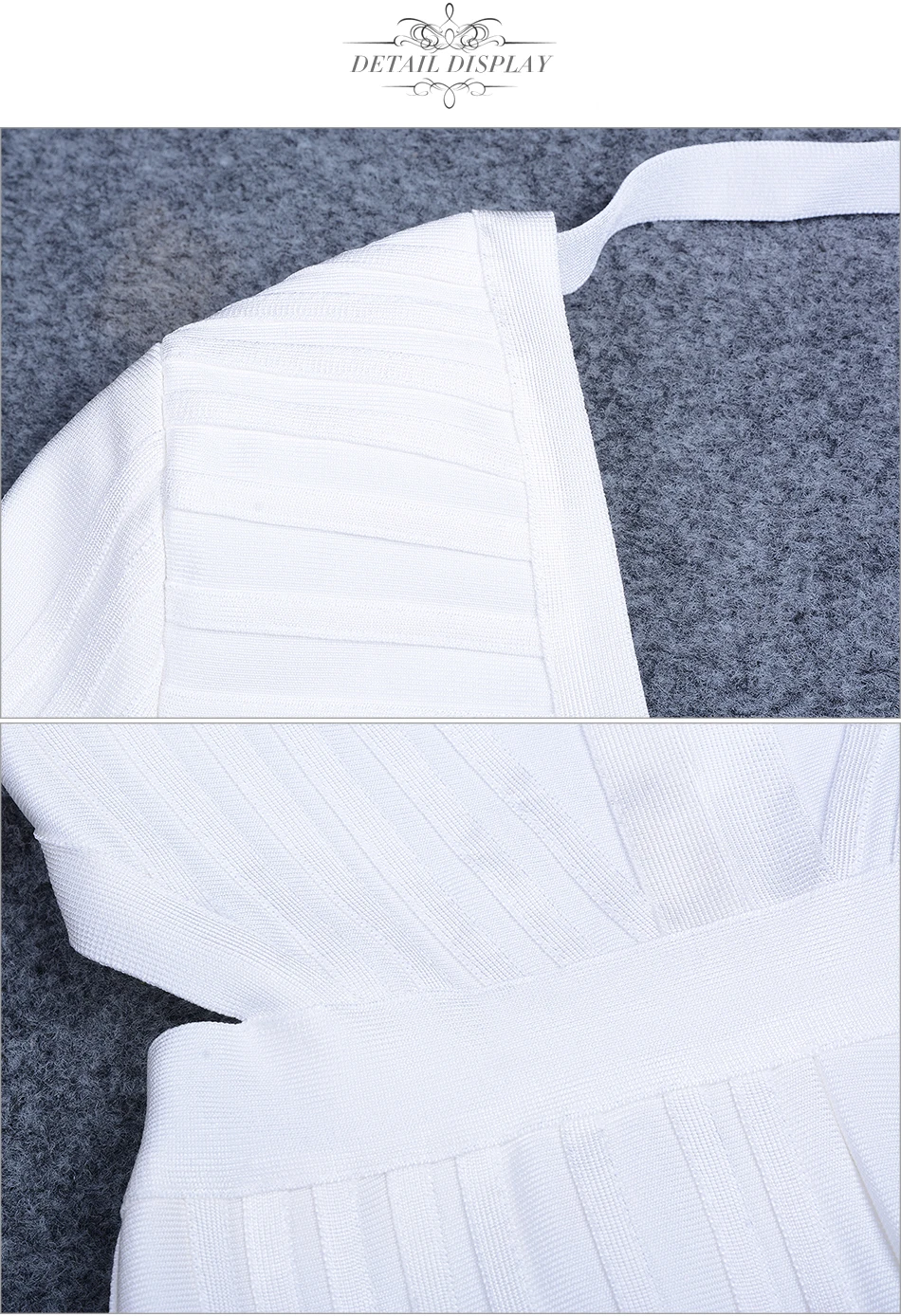 Женские бандажные комбинезоны осень Новое поступление белые с длинным рукавом v-образным вырезом без спинки Модные вечерние комбинезоны знаменитостей