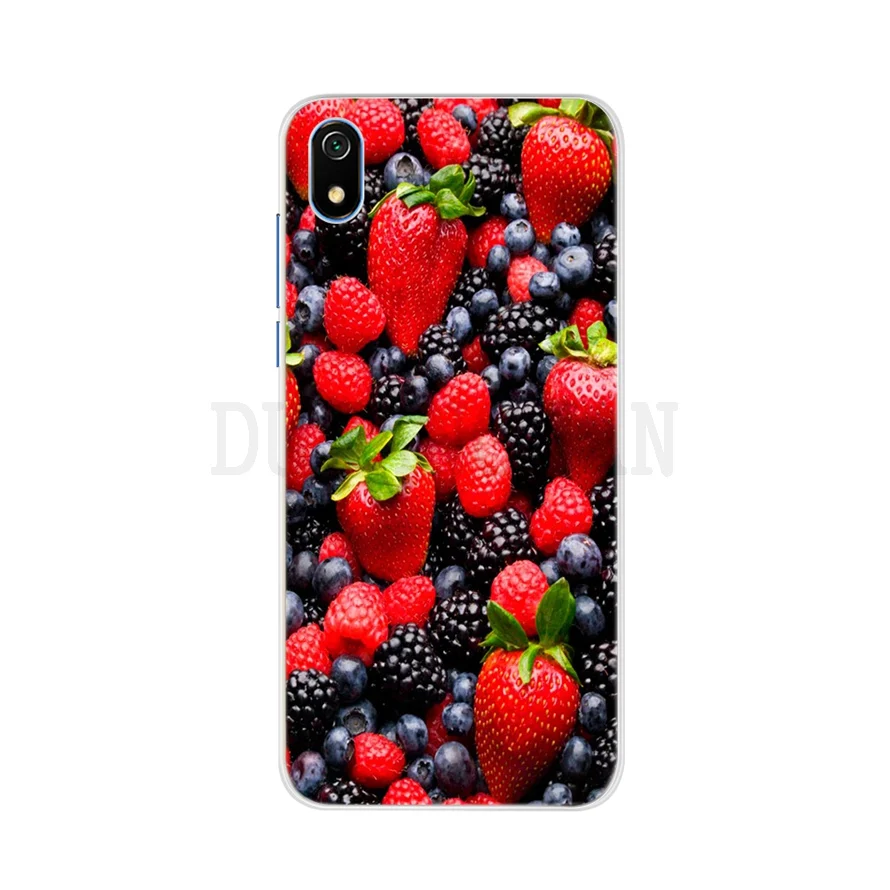 Прекрасные цветы чехол для Xiaomi redmi 7A 5 45 силиконовый прозрачный окрашенный Мягкий