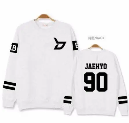 Kpop block b concert That member nname свитер с круглым вырезом и принтом унисекс zico p. o пуловер