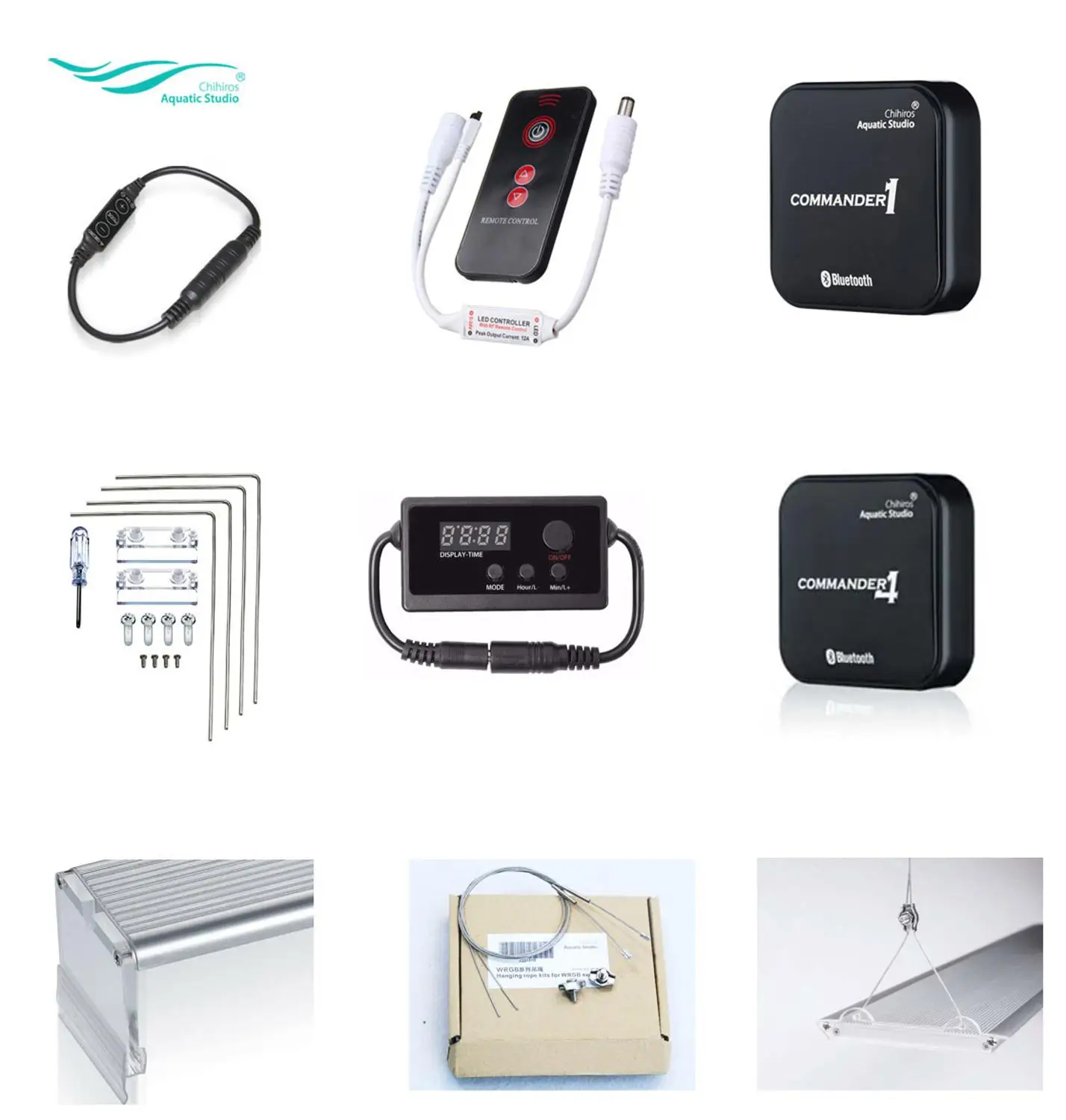 Chihiros LED Smart controller commander диммер таймер металлический кронштейн комплект