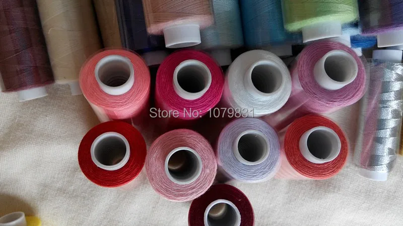 33 цвета смешанные 400 ярдов каждый полиэстер ручной/машинный набор нитей для шитья