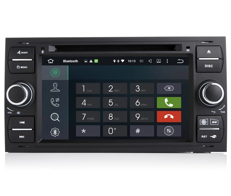 Автомобильный DVD плеер hiрайот Android 9 0 GPS для Ford Focus Transit C Max S MAX Mondeo Kuga Auto Navi Stereo Radio BT