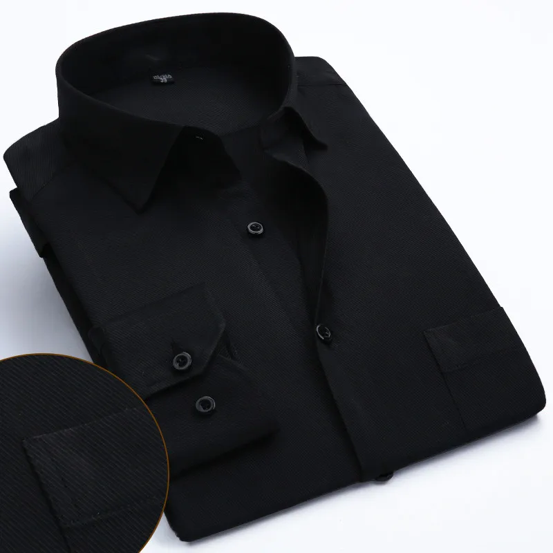 Качество Марка Camisa Masculina рубашка с длинными рукавами Для мужчин Slim Fit Дизайн Формальные Повседневное Мужской Мужская классическая рубашка брендовая мягкая удобная