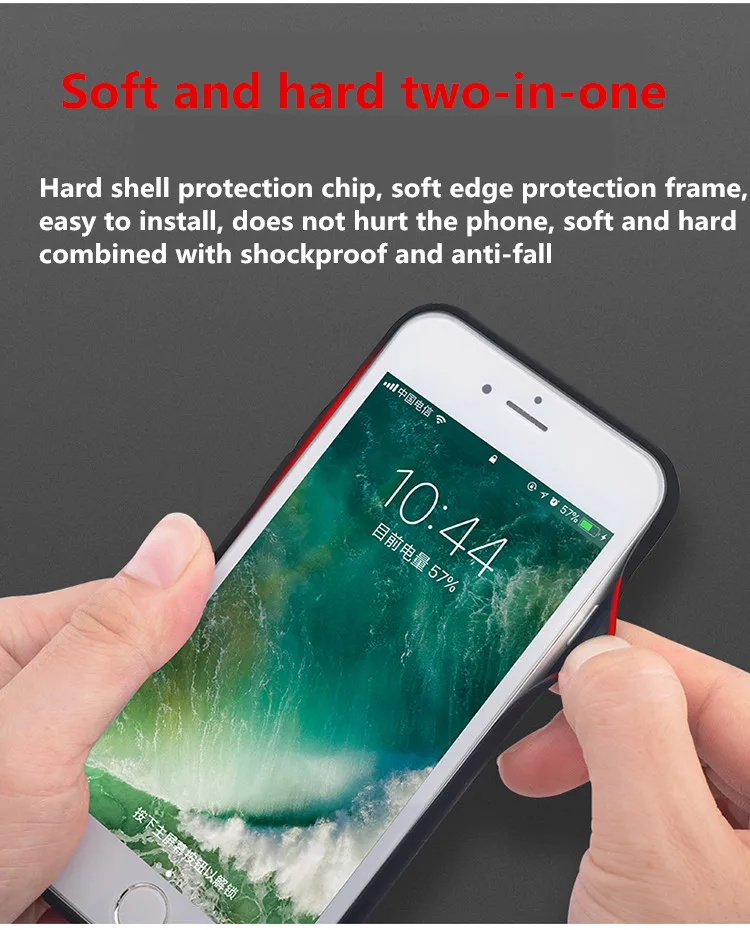 Qi Беспроводное зарядное устройство, чехол-приемник для iPhone 6, 7, 6s, 7 plus, чехол для телефона с адаптером, используемый на беспроводной зарядной подставке