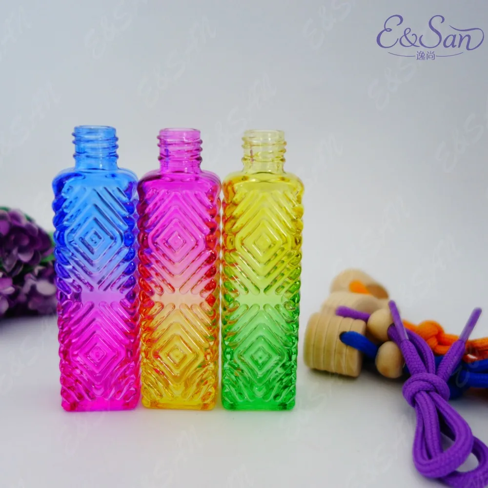 Женская длинная квадратная блестящая Автомобильная декорация стеклянная