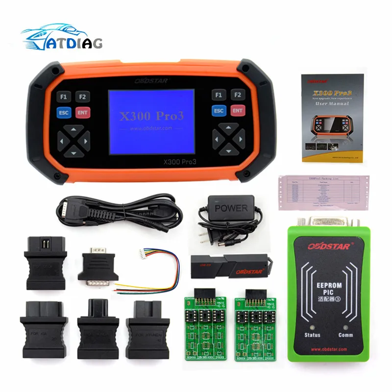 OBDSTAR X300 PRO3 Ключ стандартная конфигурация с иммобилайзером одометром EEPROM OBD авто