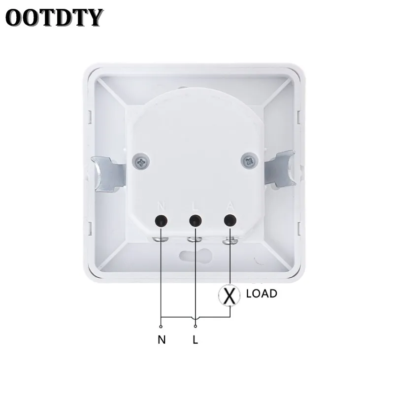 OOTDTY 220-240 В AC настенный 9 м автоматический PIR инфракрасный светодиодный датчик движения переключатель