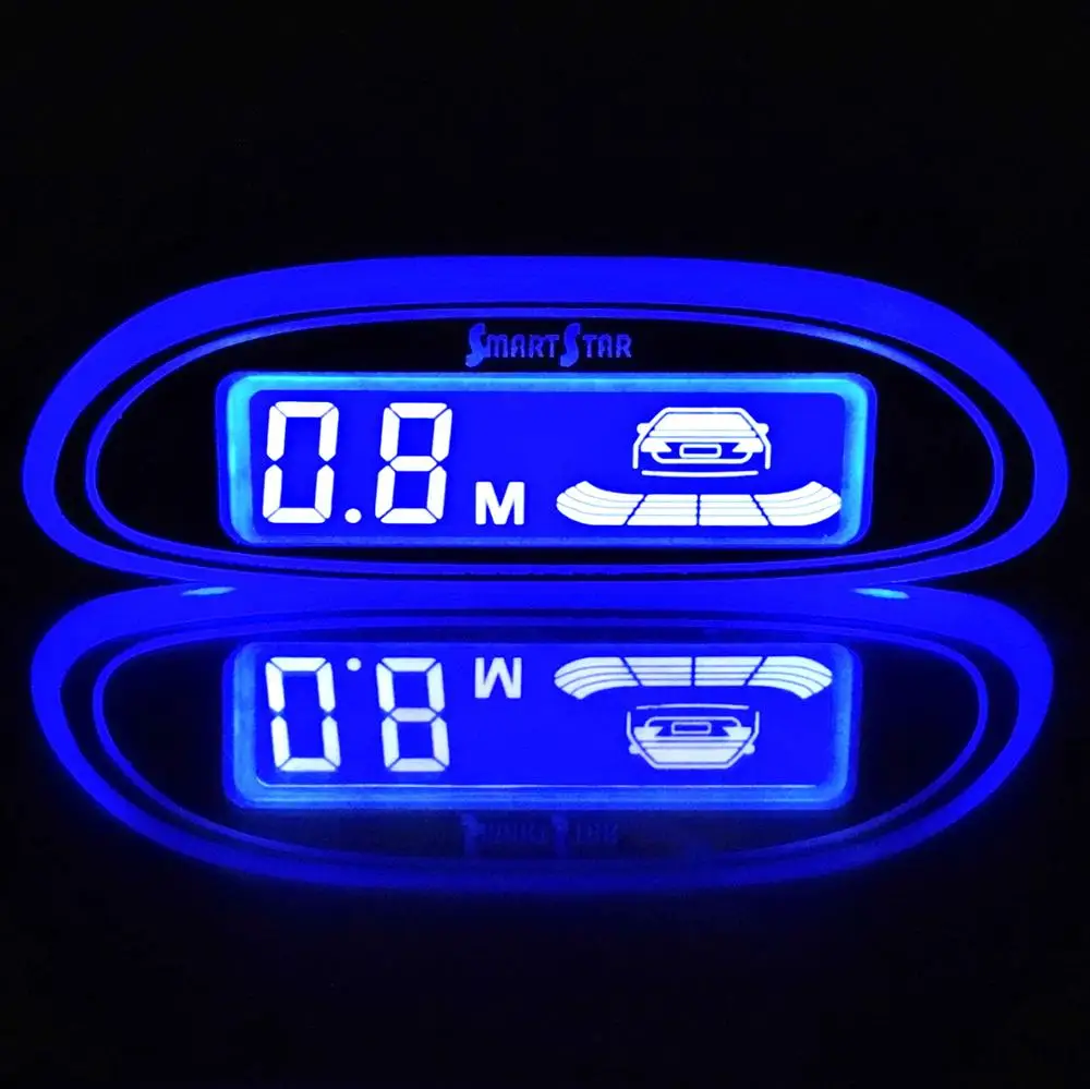 Автомобильный парктроник светодиодный датчик парковки с 4 датчиками s