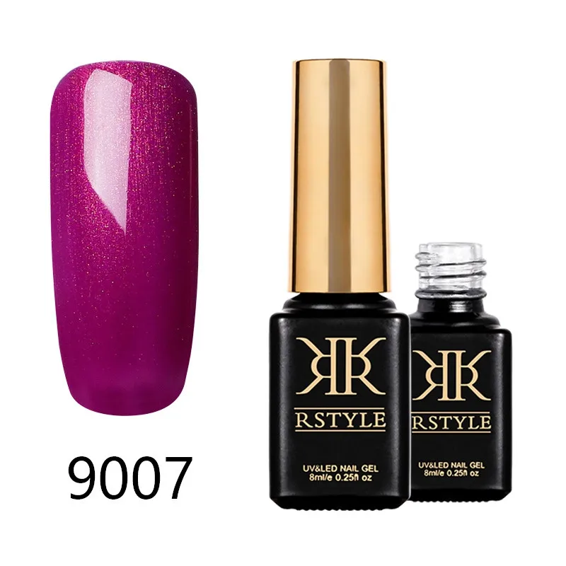 SC9007 Лак для ногтей rstyle 8 мл 9001-9062 чистый цвет УФ-гель для ногтей Soak Off Nail Art Полупостоянный гель лак набор для наращивания ногтей праймер - Цвет: SC9007