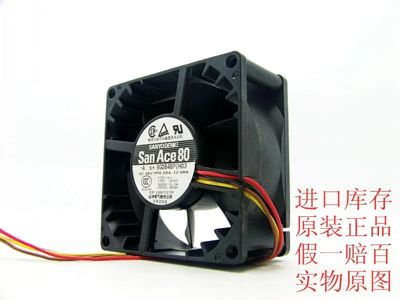 Для Sanyo 8038 8 см 9G0848P1H03 48 в тихий ШИМ вентилятор термостат сервер|pwm fan|fan thermostatfan server |