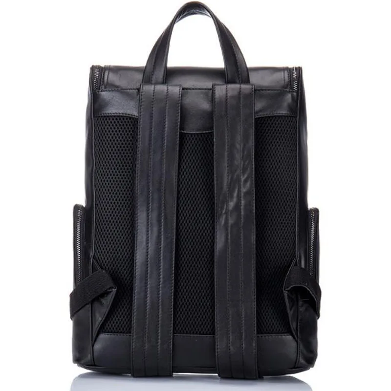 Высококачественный деловой рюкзак из воловьей кожи модный мужской с