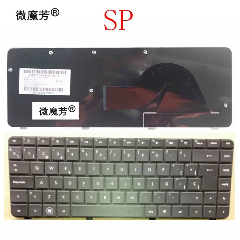 Новая испанская клавиатура для ноутбука HP COMPAQ G42 CQ42 AX1 200 100 300 400 Услуги SP черная