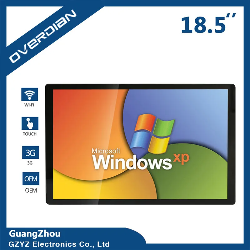 18 5 &quot32GSSD XP система промышленный ПК бытовой встроенный компьютер capacivetouch самолет