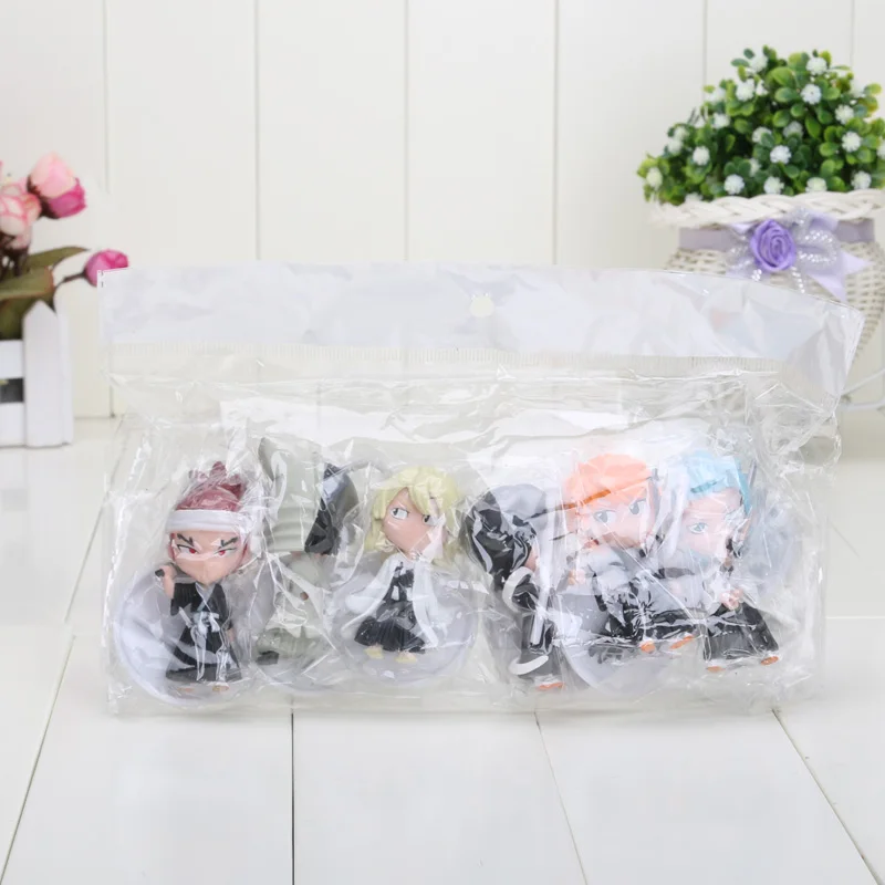 Экшн фигурки из ПВХ 6 шт./компл. 7 см аниме отбеливатель Ichigo Ulquiorra cifer Renji Ichimaru Gin