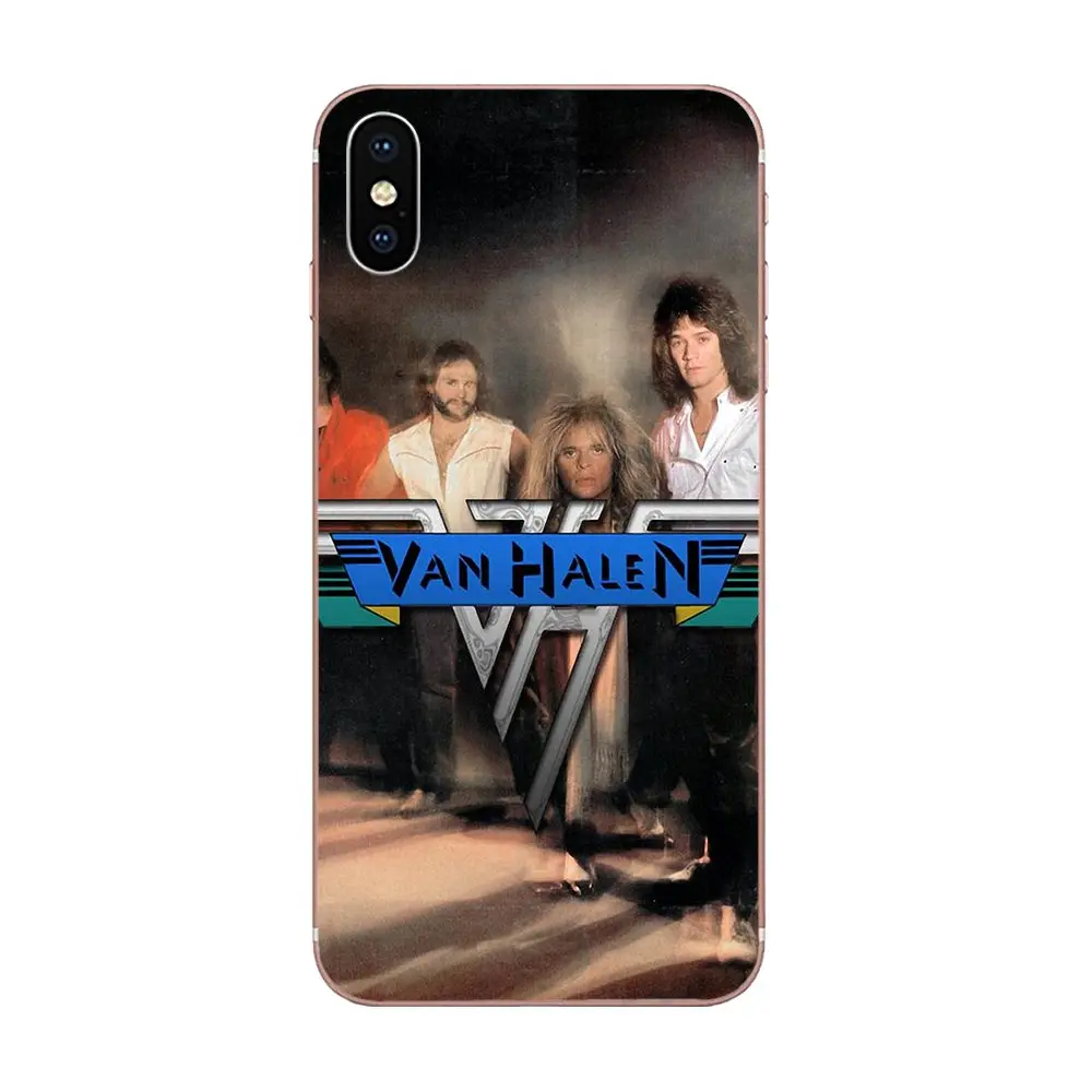 Чехол-книжка Rock Band Van Halen David Lee Roth для Xiaomi Redmi Mi Note 7 8 9 SE Pro Lite Go Play из мягкого ТПУ |