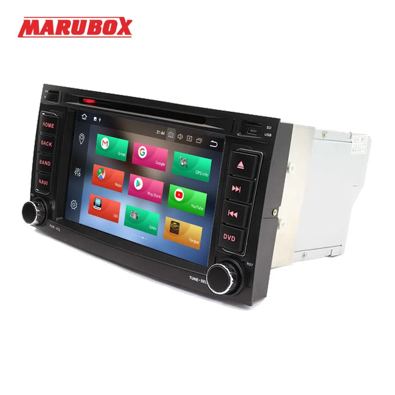 MARUBOX 7A808PX5 Штатная магнитола для Volkswagen Touareg 2011 2003 Головное устройство на Android 8.0