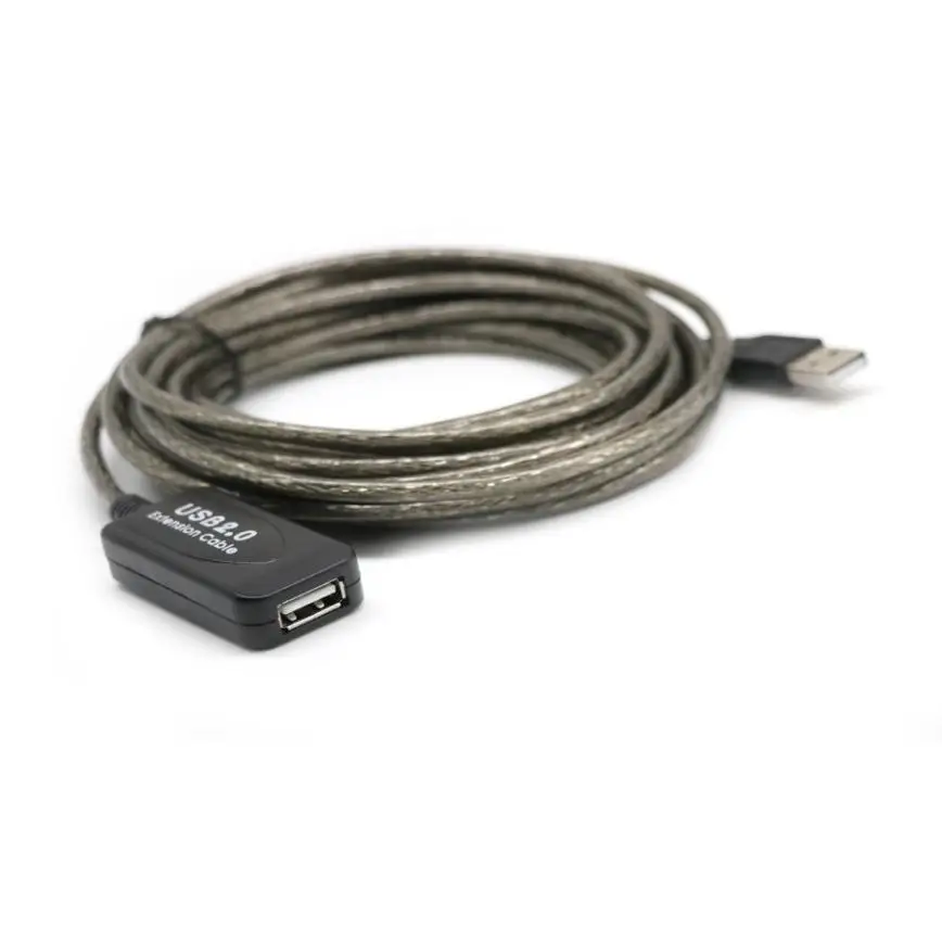 2017 30 футов 10 м 5 USB 2 0 удлинитель Ретранслятор кабель усилитель сигнала A Male To Female