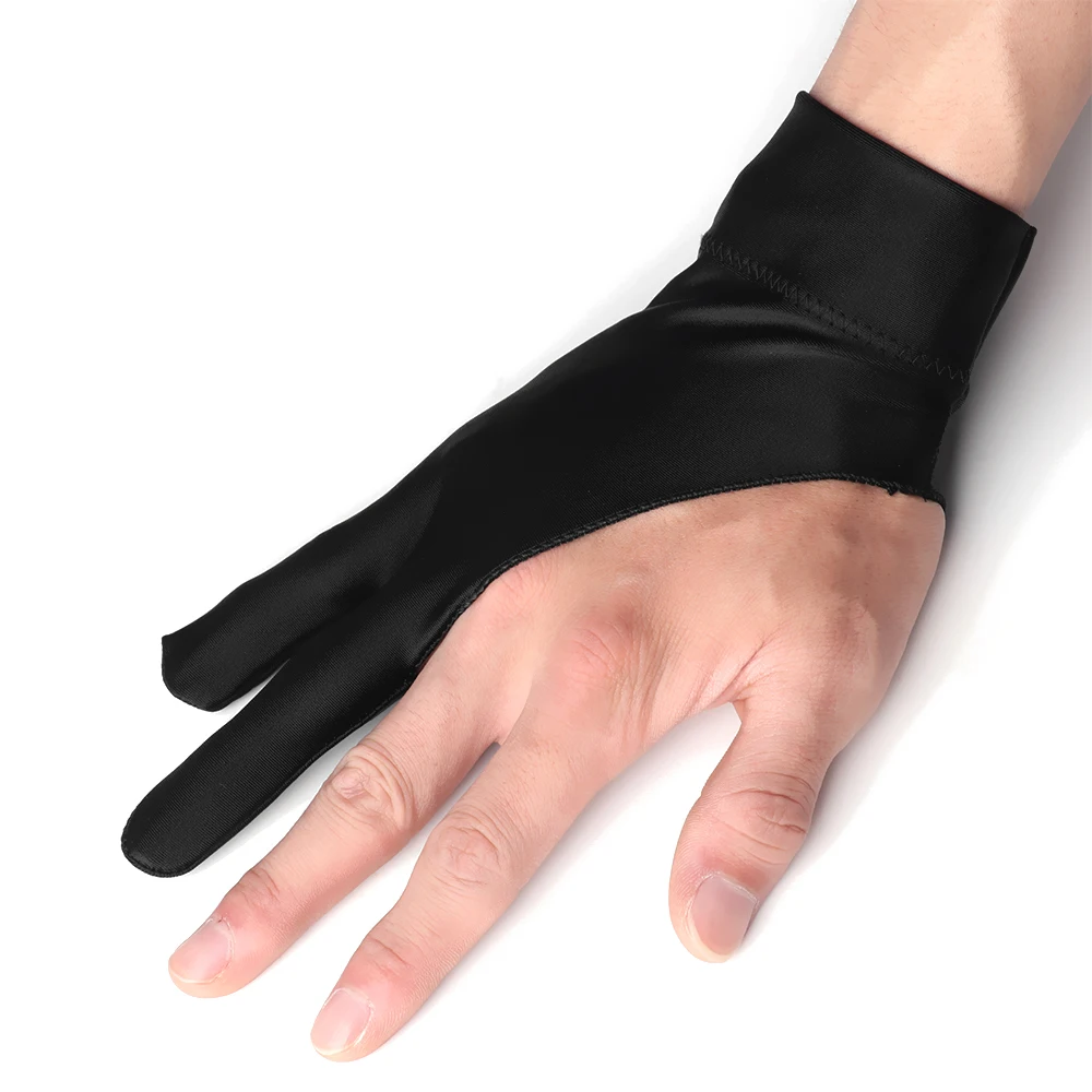 Перчатки для рисования художников перчатки с 2 пальцами защиты от загрязнений