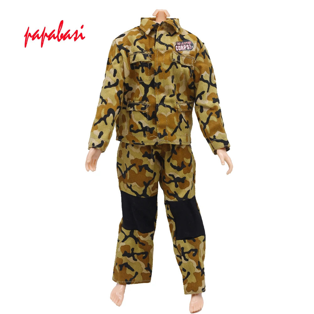 1 шт. одежда куклы принца морской пехоты боевая униформа наряд для 1/6 мальчик