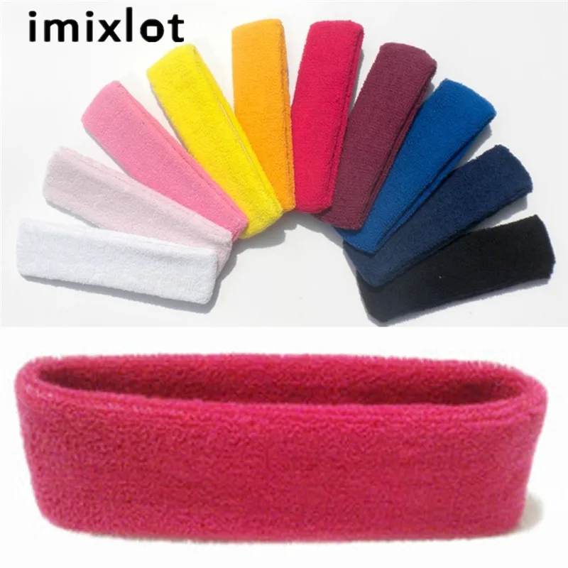 IMIXLOT Йога спортивные Эластичный ободок на голову Милая повязка дамские часы с