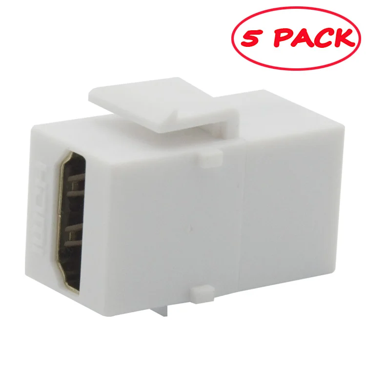 HDMI коннектор Keystone Jack 5 шт в упаковке Трапецеидальный соединитель вставьте